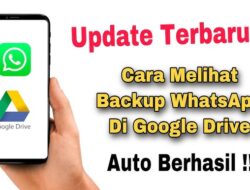 Backup WhatsApp Di Google Drive, Inilah Cara Menemukannya