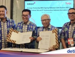 Telkom & Indosat Sepakat Gelar Kabel Laut Rute Singapura-IKN-Manado