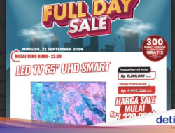 Smart TV UHD 65 inch Diskon Gede-gedean Hingga Transmart Full Day Sale