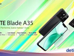 Spesifikasi ZTE Blade A35, Harganya Tak Sampai Sejuta