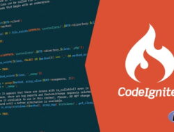 Panduan Memulai Proyek Didalam CodeIgniter Untuk Pemula