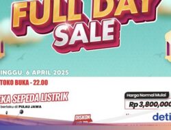 Sepeda Listrik Di Transmart Full Day Sale Diskon Jutaan Idr