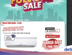 AC Split 1 PK Hemat Jutaan Nilai Mata Uang Nasional Ke Transmart Full Day Sale