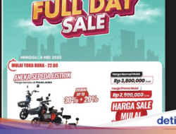 Aneka Sepeda Listrik Diskon Tembus 50% Ke Transmart Full Day Sale