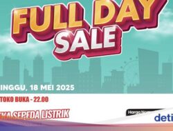 Sepeda Listrik Di Transmart Full Day Diskon!