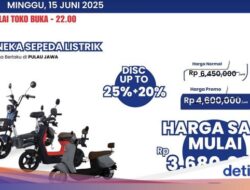 Sepeda Listrik Diskon Hingga 45% Di Transmart Full Day Sale