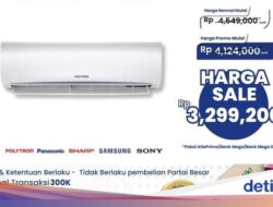 AC Split 1 PK Polytron Ke Transmart Full Day Sale Diskon Gede