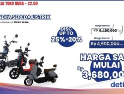 Asyik! Beli Sepeda Listrik Karena Itu Hemat Ke Transmart Full Day Sale