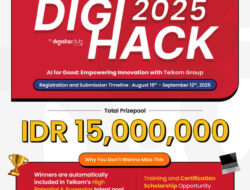 Telkom Hadirkan DigiHack 2025 sebagai Ruang Pembaharuan AI Talenta Digital