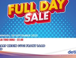 Mesin Cuci Front Load 7KG Hanya Rp 3 Jutaan Ke Transmart Full Day Sale