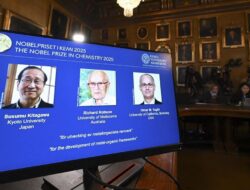 Penemuan Kerangka Logam-Organik Bawa 3 Ilmuwan Raih Nobel Kimia 2025