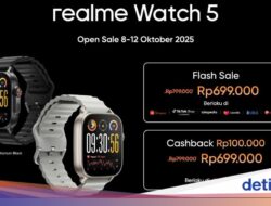 Realme Watch 5 Dirilis, Harganya Rp 600 Ribuan