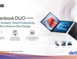 ASUS Zenbook DUO Didalam Dual OLED 3K