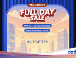 AC Split 1 PK Hemat Besar Ke Transmart Full Day Sale
