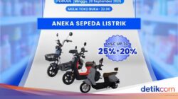 Transmart Full Day Sale Digelar, Sepeda Listrik Hanya Rp 3 Jutaan