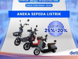 Transmart Full Day Sale Digelar, Sepeda Listrik Hanya Rp 3 Jutaan