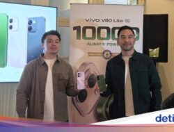 Baterai Vivo V80 Lite 10.000 mAh Diklaim Beda Bersama HP Lain, Alasannya?